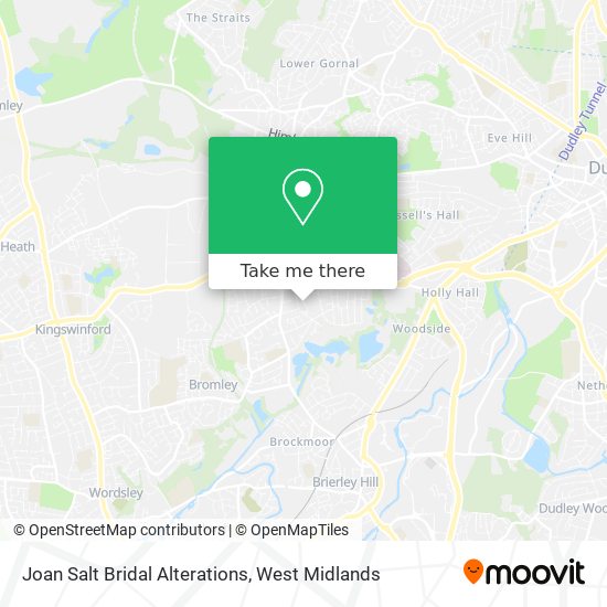 Joan Salt Bridal Alterations map