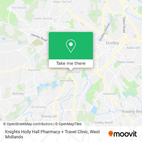 Knights Holly Hall Pharmacy + Travel Clinic map