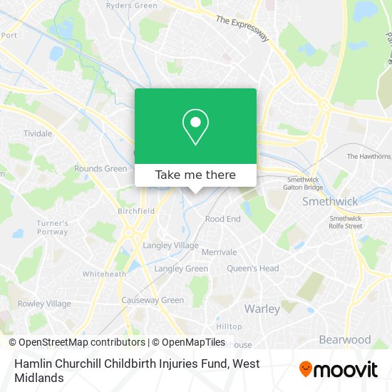 Hamlin Churchill Childbirth Injuries Fund map