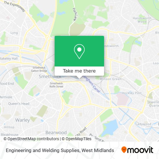 Engineering and Welding Supplies map