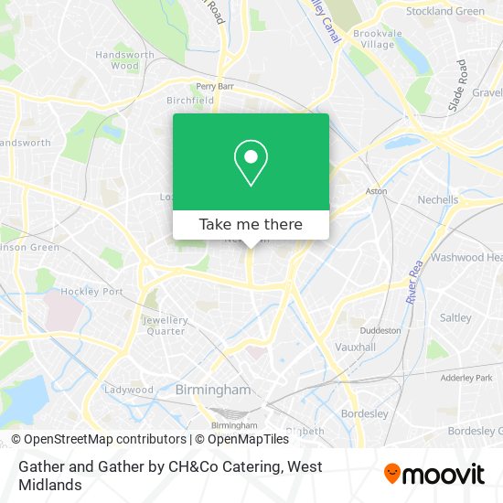 Gather and Gather by CH&Co Catering map
