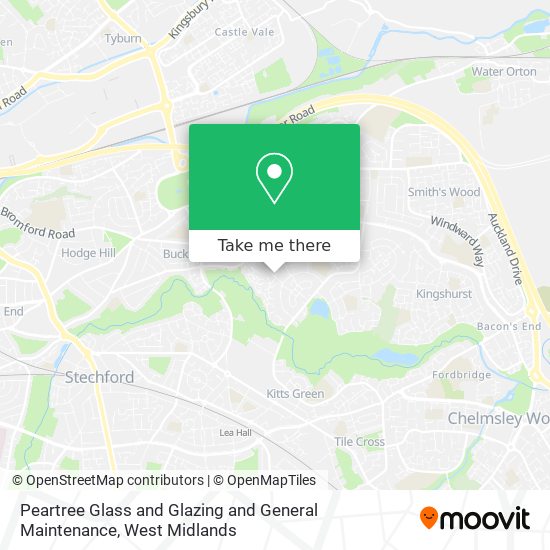 Peartree Glass and Glazing and General Maintenance map