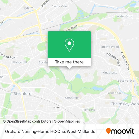 Orchard Nursing-Home HC-One map
