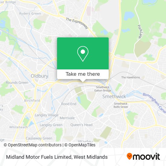 Midland Motor Fuels Limited map