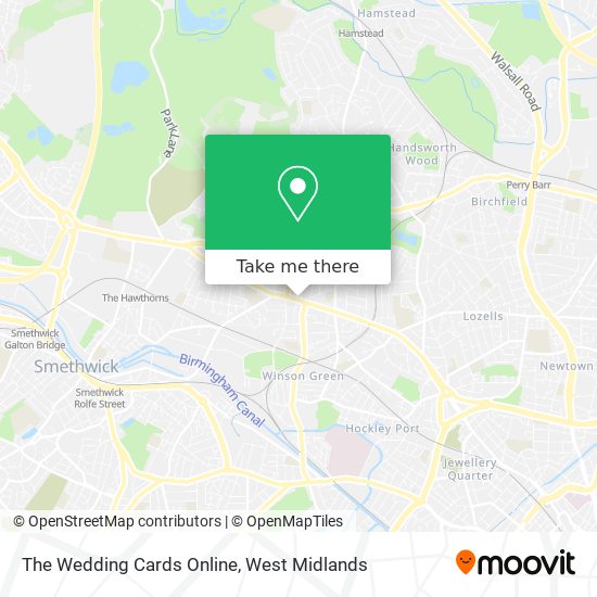 The Wedding Cards Online map