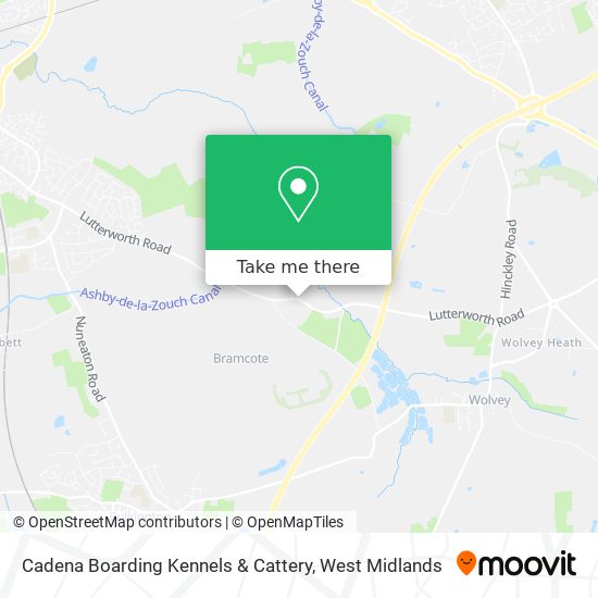 Cadena Boarding Kennels & Cattery map