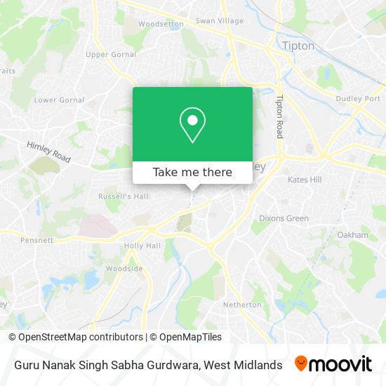 Guru Nanak Singh Sabha Gurdwara map