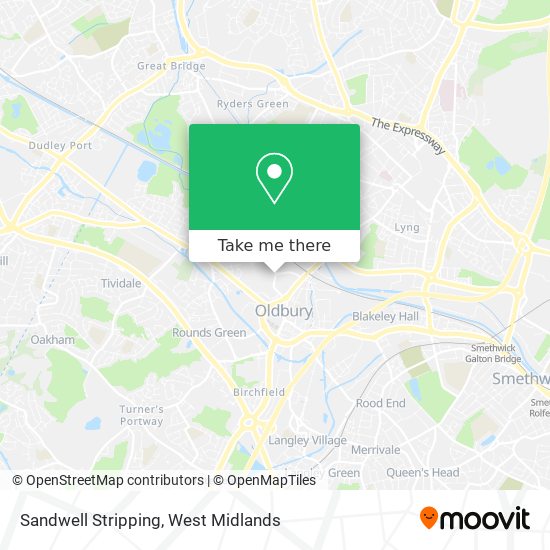 Sandwell Stripping map