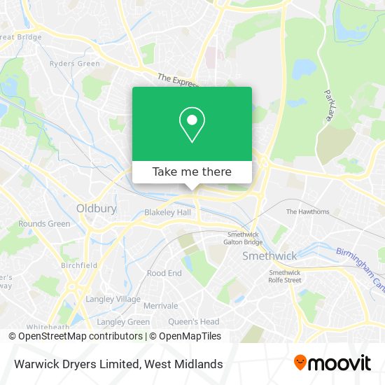 Warwick Dryers Limited map