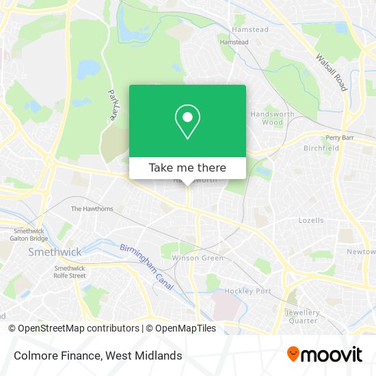 Colmore Finance map