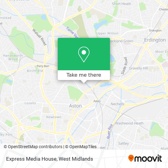 Express Media House map