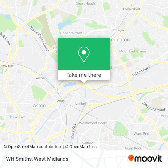 WH Smiths map