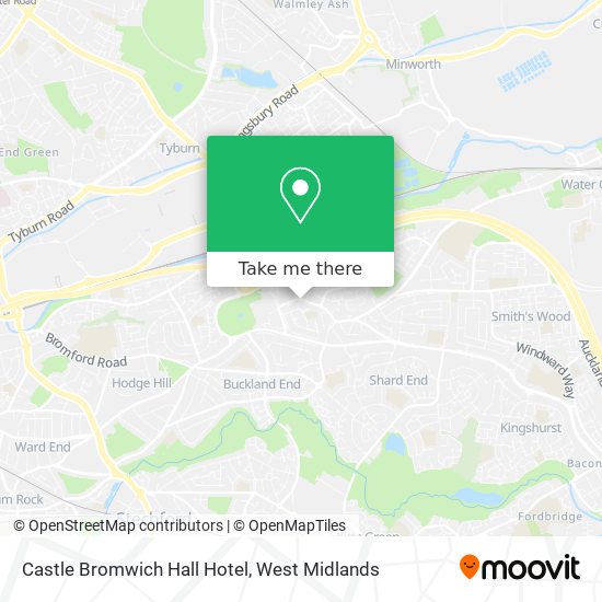 Castle Bromwich Hall Hotel map