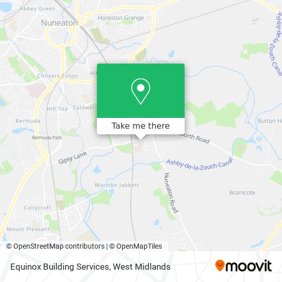 Equinox Building Services map