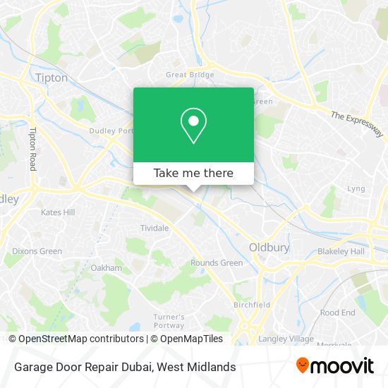 Garage Door Repair Dubai map