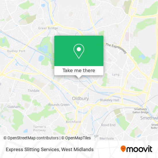 Express Slitting Services map