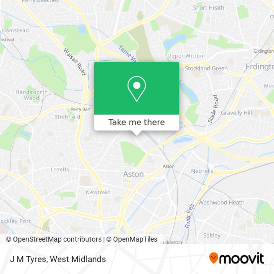 J M Tyres map