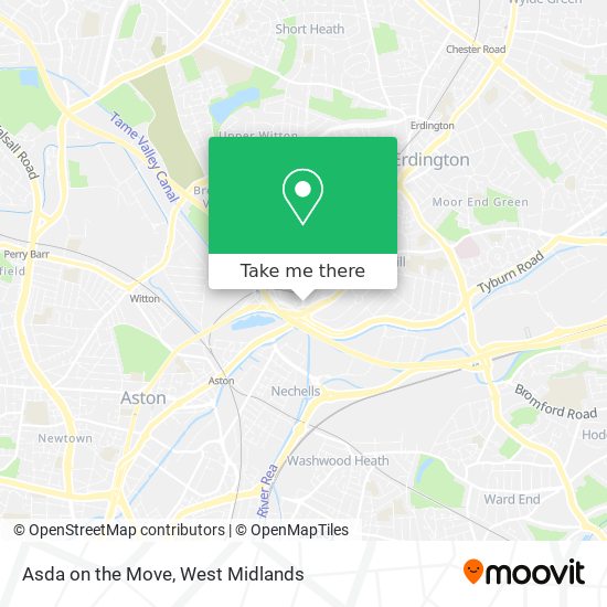 Asda on the Move map