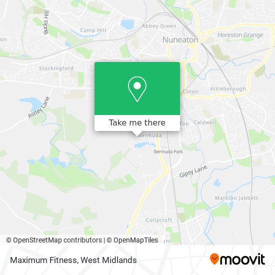 Maximum Fitness map