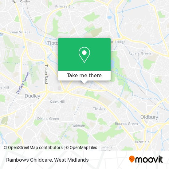 Rainbows Childcare map