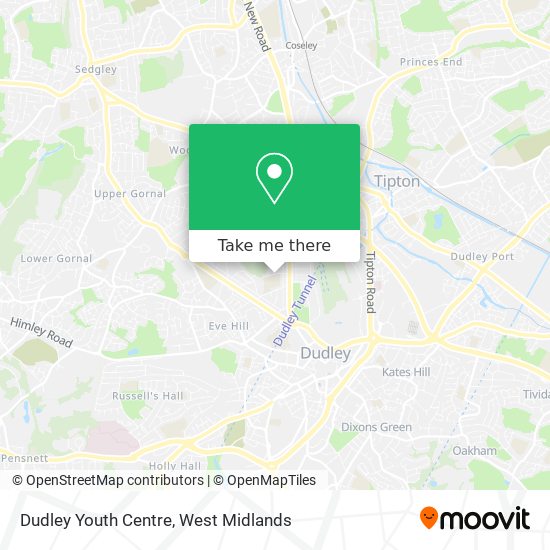 Dudley Youth Centre map