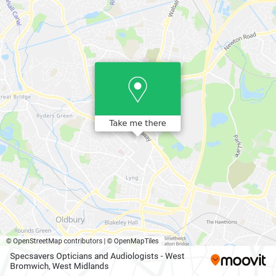 Specsavers Opticians and Audiologists - West Bromwich map