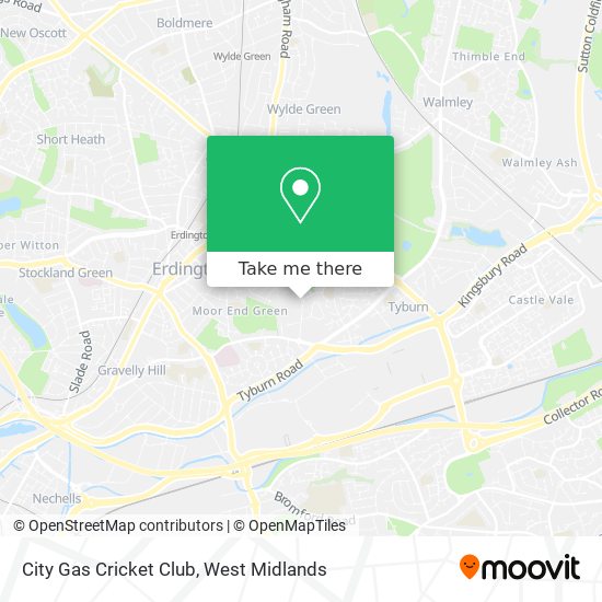 City Gas Cricket Club map