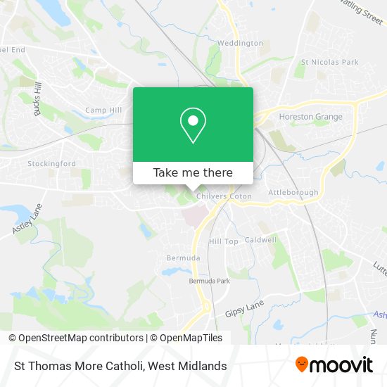 St Thomas More Catholi map