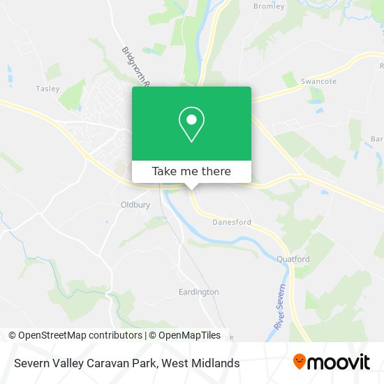 Severn Valley Caravan Park map