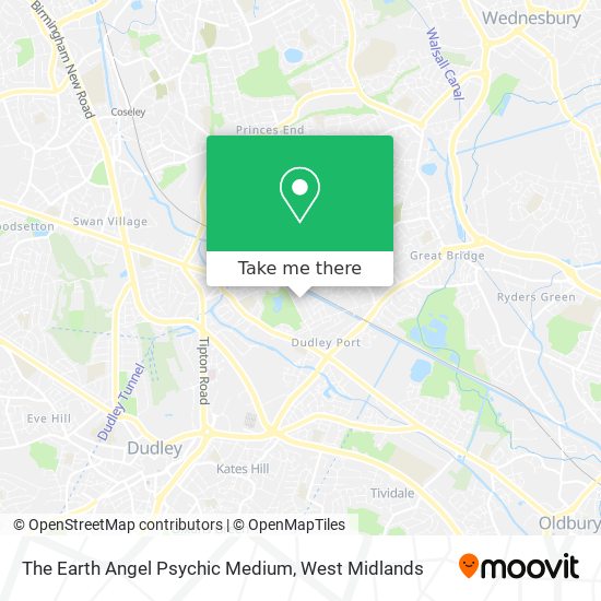 The Earth Angel Psychic Medium map