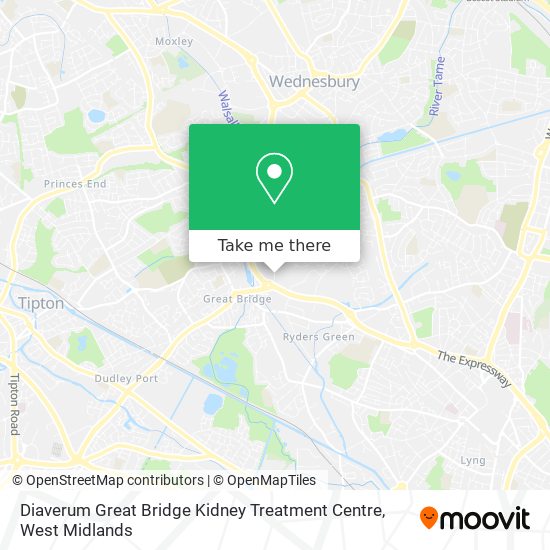 Diaverum Great Bridge Kidney Treatment Centre map