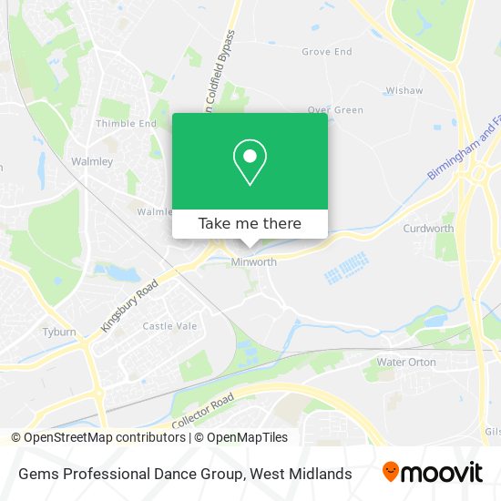 Gems Professional Dance Group map