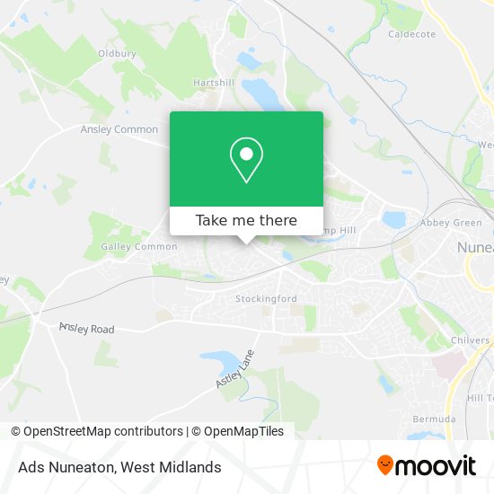 Ads Nuneaton map
