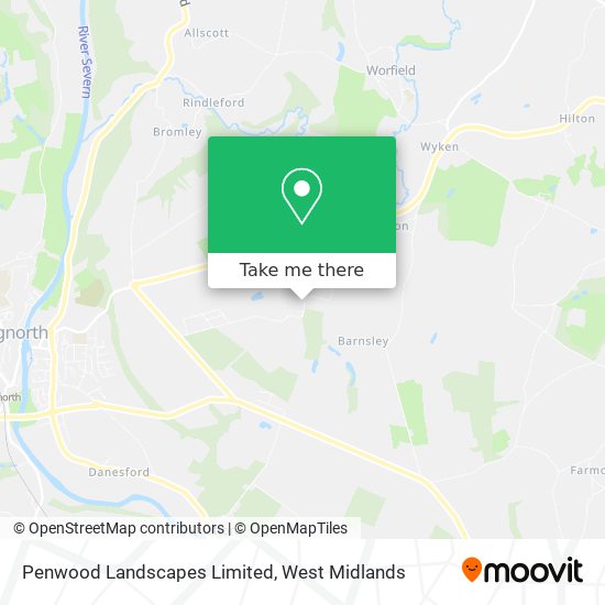 Penwood Landscapes Limited map