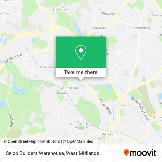 Selco Builders Warehouse map