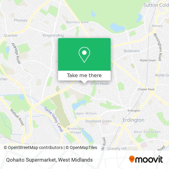 Qohaito Supermarket map
