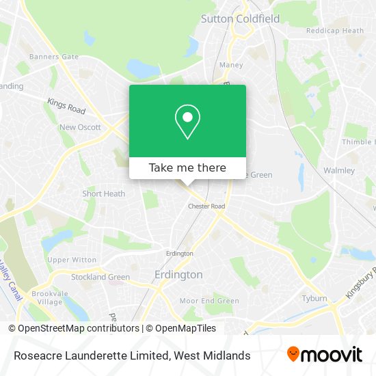 Roseacre Launderette Limited map