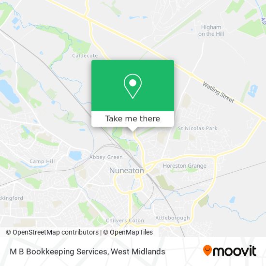 M B Bookkeeping Services map