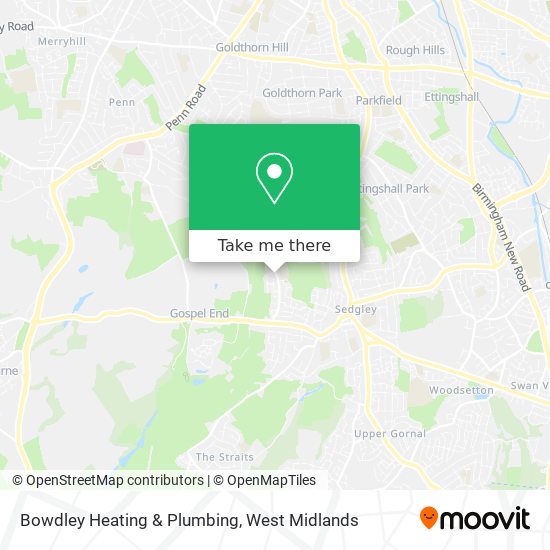 Bowdley Heating & Plumbing map