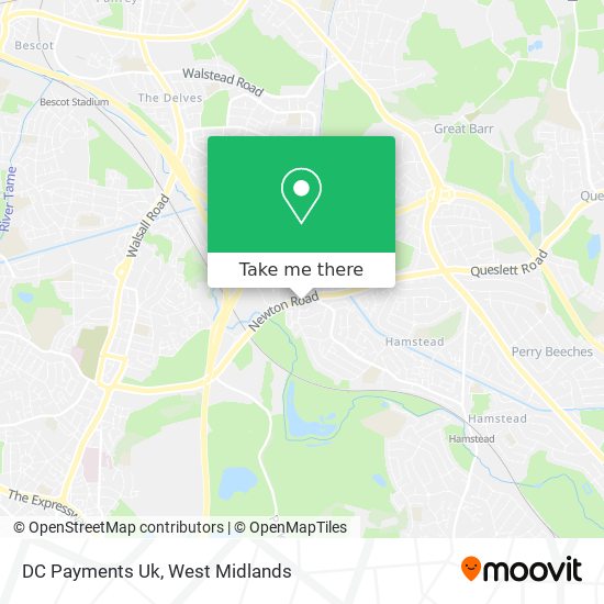 DC Payments Uk map