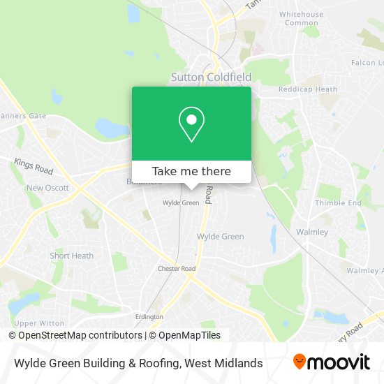 Wylde Green Building & Roofing map