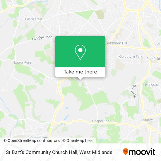 St Bart's Community Church Hall map