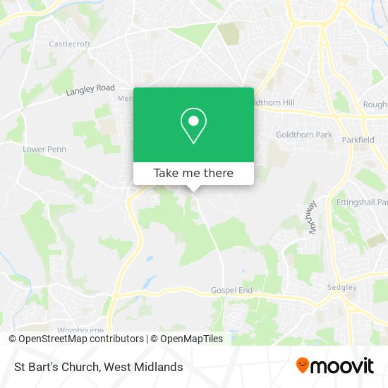 St Bart's Church map