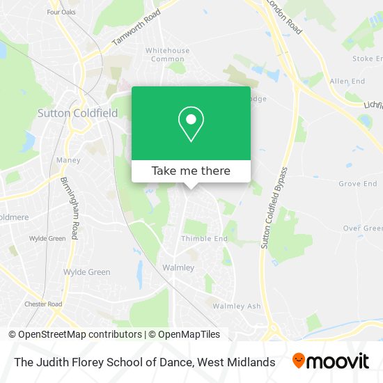The Judith Florey School of Dance map