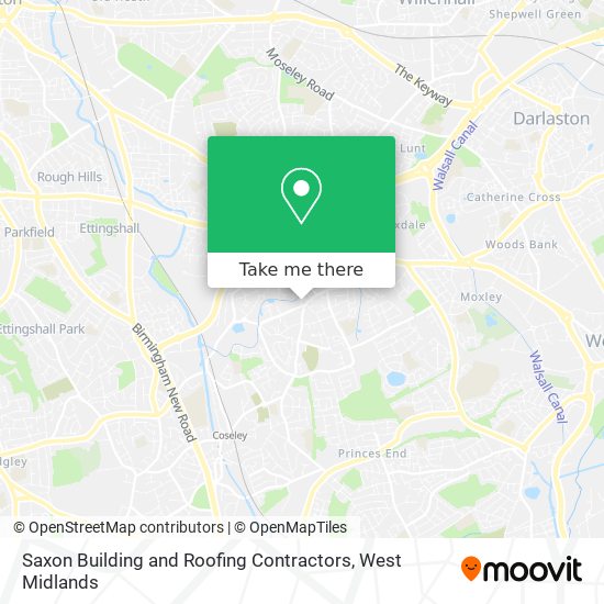 Saxon Building and Roofing Contractors map