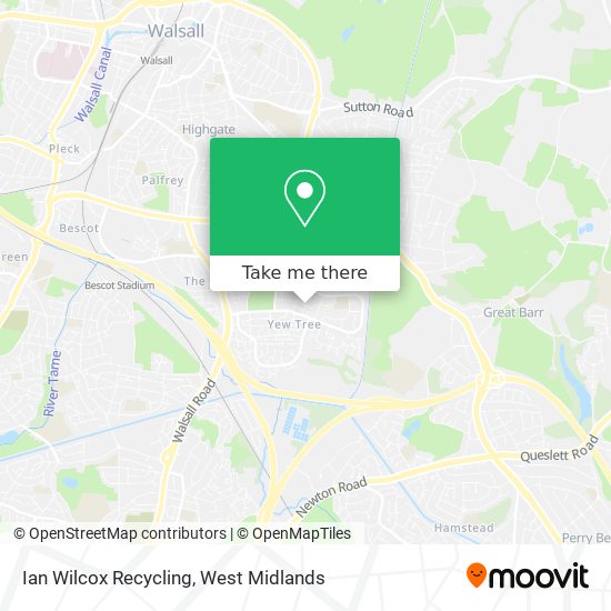 Ian Wilcox Recycling map