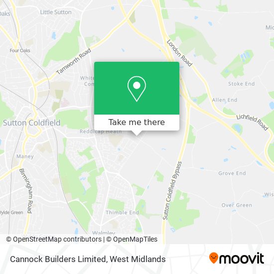 Cannock Builders Limited map