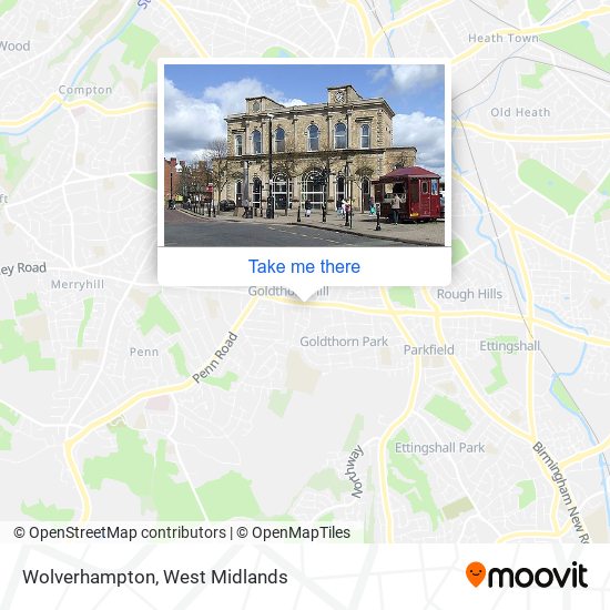 Wolverhampton map