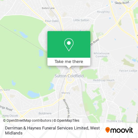 Derriman & Haynes Funeral Services Limited map