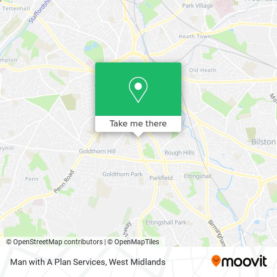 Man with A Plan Services map